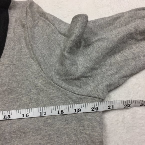 NWT Mac & Jac Cardigan Sweater L Large Womans Gray Black Knit Long Sleeve Button - Picture 8 of 11